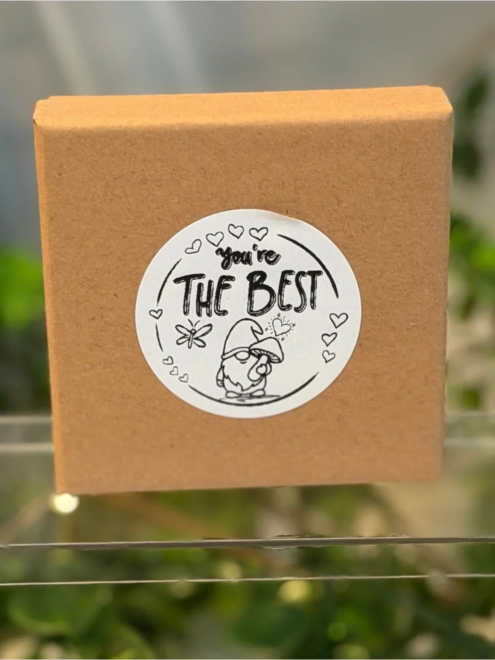 200 You’re the Best Gnome 2” Round Encouragement Stickers Labels Cute